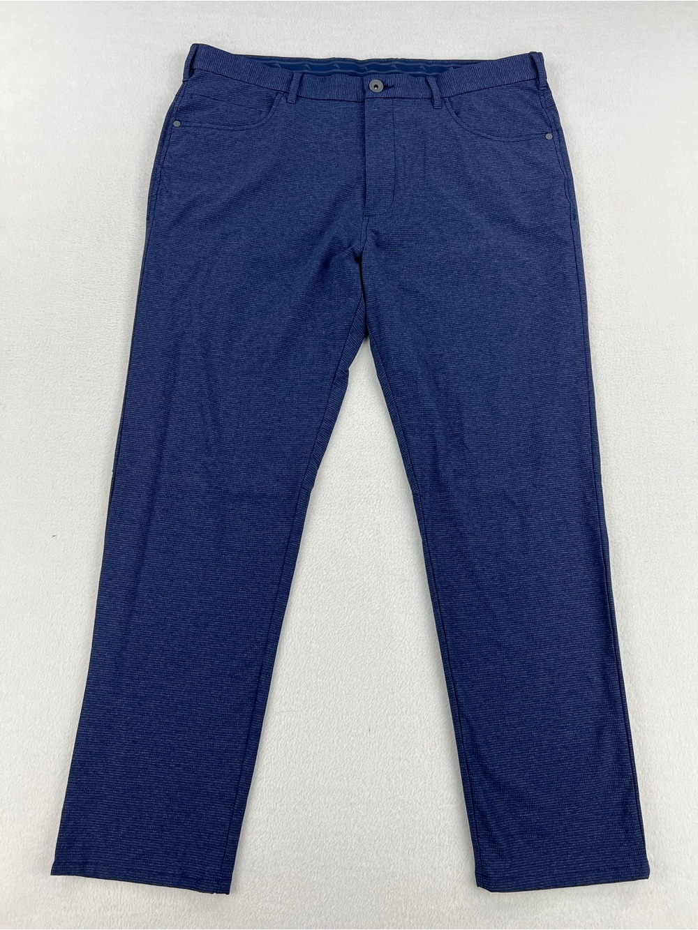 Tommy Bahama Chip Shot IslandZone Performance Pants Ocean Deep Blue Men Sz 38x30